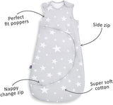 Snuz Pouch sleeping bag  0-6 months White Stars 2.5tog