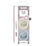 Bibs x Liberty Colour 2 Pack Eloise Silicone Baby Blue Mix One Size