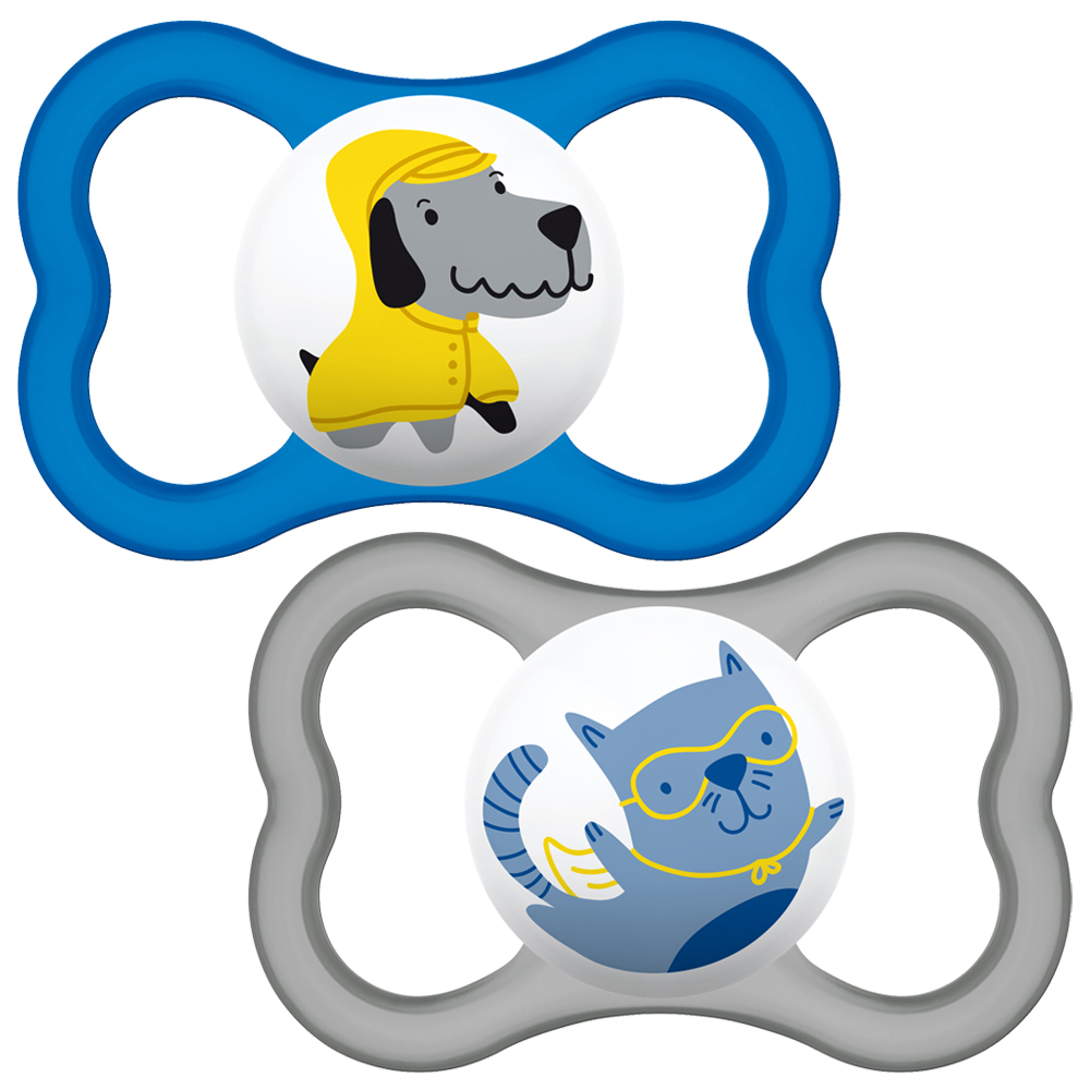 MAM Air Soother 2 pack 6m+ BLUE