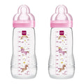 MAM Easy Active Bottle 4m+ 2 Pack - Pink
