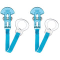 MAM 2 Clips for Soother or Teether Blue