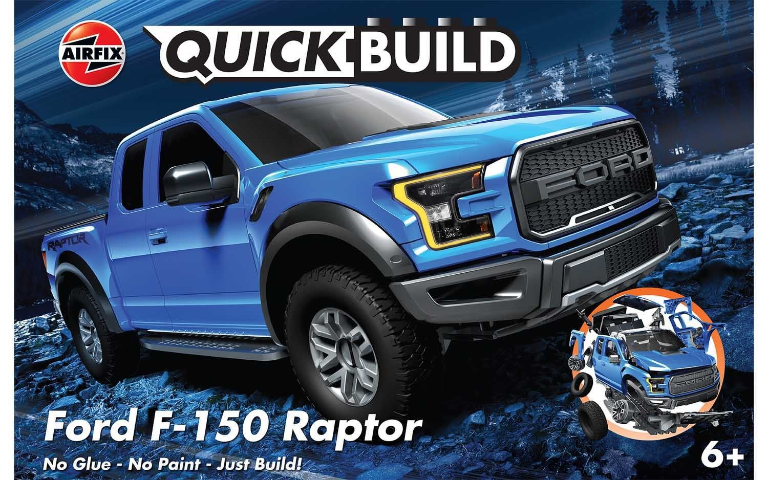 AIRFIX J6037  QUICK BUILD FORD F-150 RAPTOR