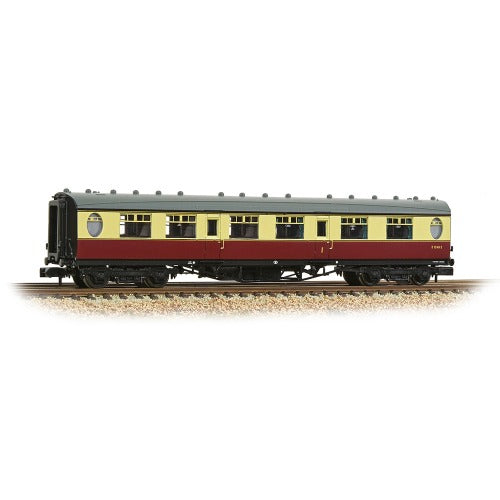 GRAHAM FARISH 376-201 THOMPSON FIRST CLASS CORRIDOR BR CRIMSON AND CREAM COACH