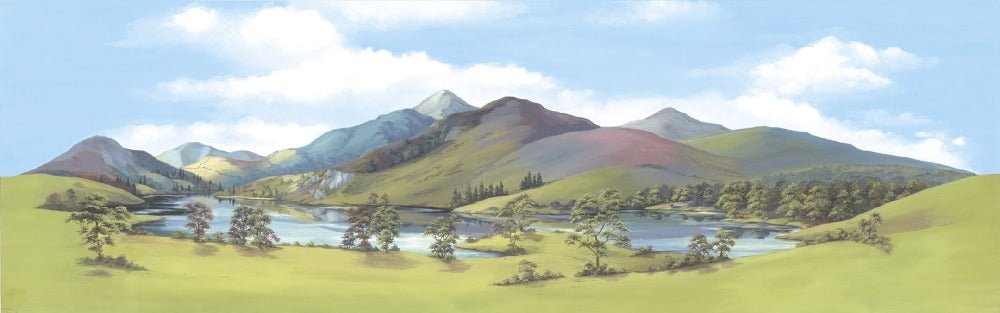PECO SCENE BACKGROUNDS SK-11 MOUNTAIN LAKE