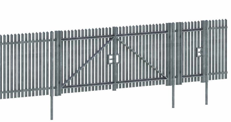 PECO WILLS SSM316 MODERN PALISADE FENCING AND GATES
