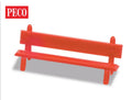 PECO LK-26 PLATFORM SEATS RED
