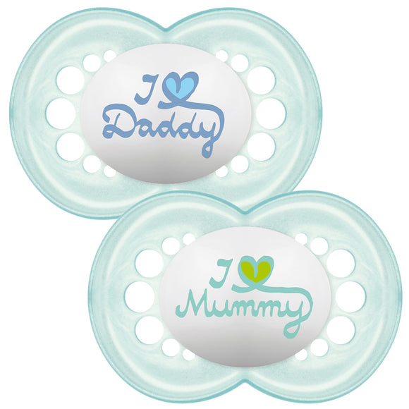 MAM Style Soother 2 pack 6m+ BLUE