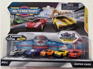 MICRO MACHINES MMW0063 01 SUPER CARS RARE 5 VEHICLE PACK