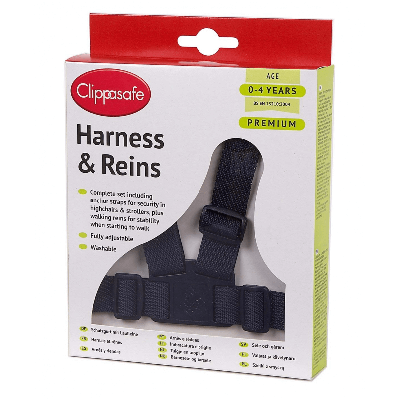 Clippasafe Harness & Reins - Navy