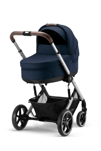 Cybex Balios S Lux Silver Frame Essentials Bundle in Ocean Blue