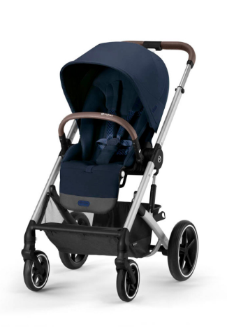 Cybex Balios S Lux Silver Frame Essentials Bundle in Ocean Blue