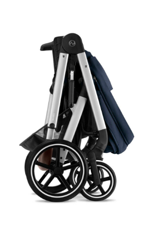 Cybex Balios S Lux Silver Frame Essentials Bundle in Ocean Blue