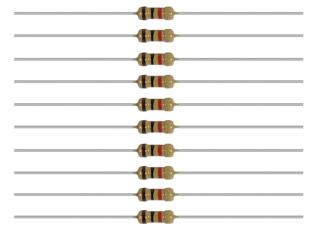 PECO PL-29 RESISTERS (PACK 10) PECO LECTRICS  FOR PECO SETRACK AND PECO STREAMLINE  ALL GAUGES