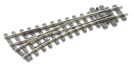 PECO SL-E492 LEFT  HAND SMALL RADIUS TURNOUT OO-9 TRACK CODE 80