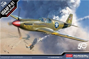 ACADEMY 12338 USAAF P-51 NORTH AFRICA  1/48 SCALE