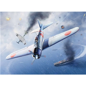 ACADEMY 12352  Japanese Navy A6M2b Zero Fighter Model 21 "Battle of Midway" 1/48 SCALE