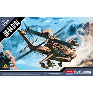 ACADEMY 12625 AH-64D/DJ Apache Helicopter 1/144 SCALE