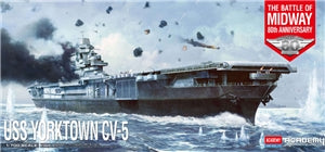 ACADEMY 14229 USS Yorktown CV-5 "Battle of Midway 1/700 SCALE
