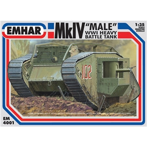 EMHAR EM4001 MKIV MALE HEAVY BATTLE TANK  1/35 SCALE