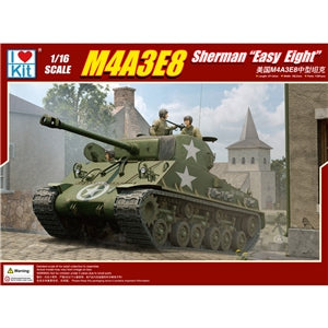 I LOVE KIT US M4A3E8 Sherman "Easy Eight" WWII Medium Tank  1/16 SCALE