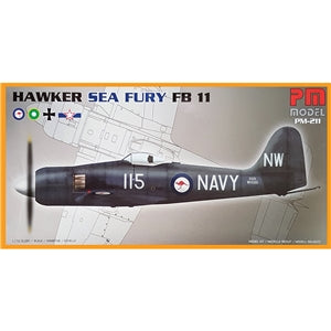 PM MODELS PM-211 HAWKER SEA FURY FB11  1/72 SCALE