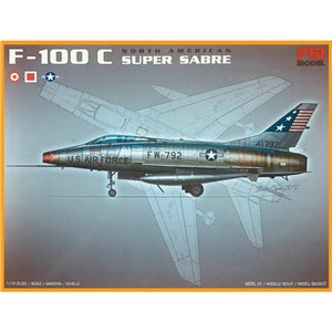 PM MODELS PM-402 SUPER SABRE F-100C  1/72 SCALE