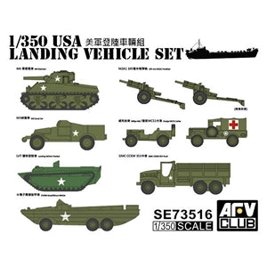AFV CLUB SE73516 USA WWII LANDING VEHICLE SET 1/350 SCALE