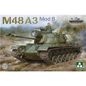 TAKOM 2162 US M48A3 Mod B Patton Main Battle Tank   1/35 SCALE