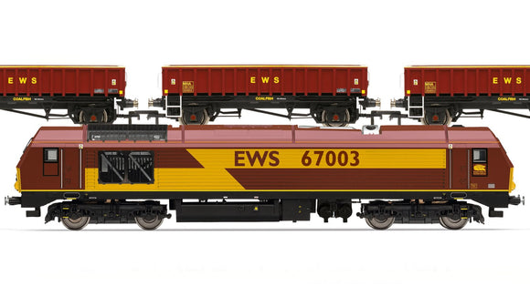 Hornby R3399 EWS  Class 67 Freight Train Pack - Era 9