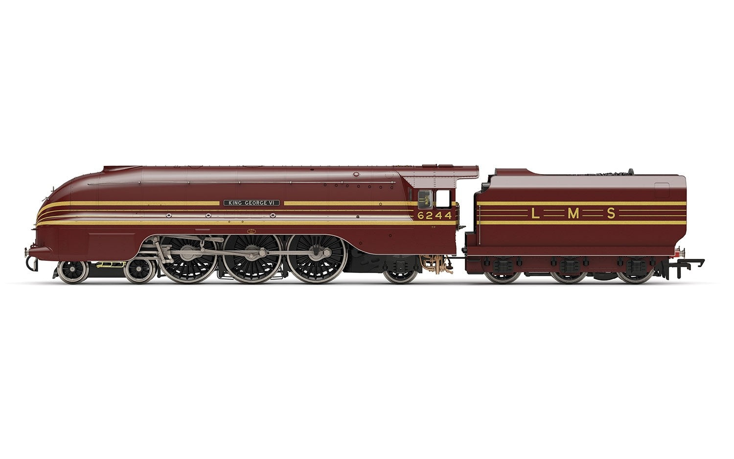 Hornby R3639 LMS  Princess Coronation Class  4-6-2  6244 ‘King George VI’ - Era 3