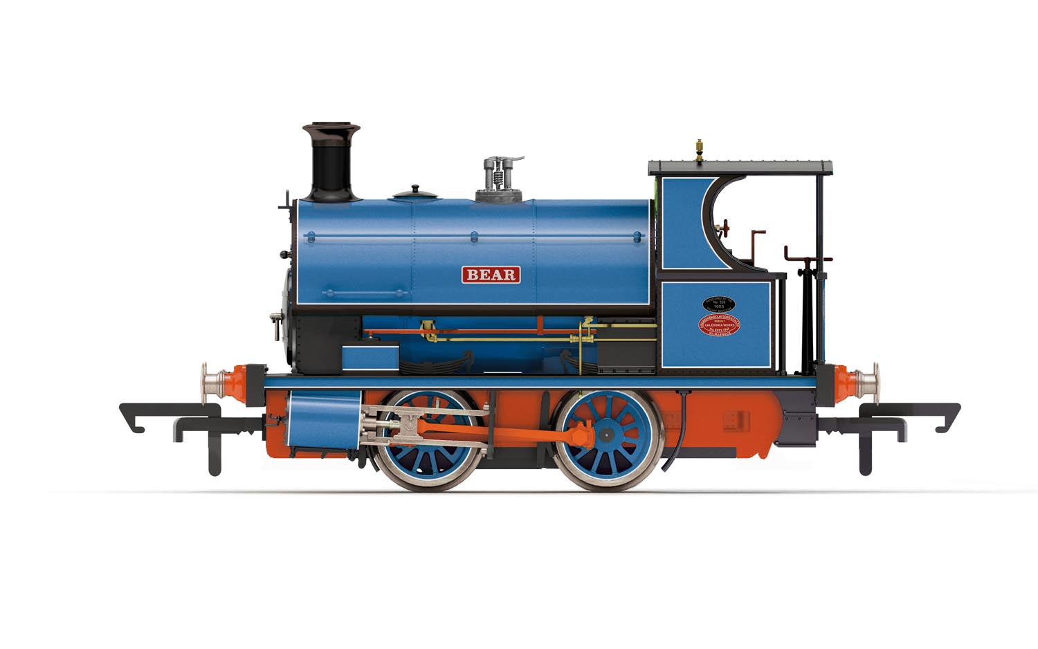 Hornby R3703 S&KLR, Peckett W4 Class (Open Back Cab), 0-4-0ST, 'Bear' - Era 7/8