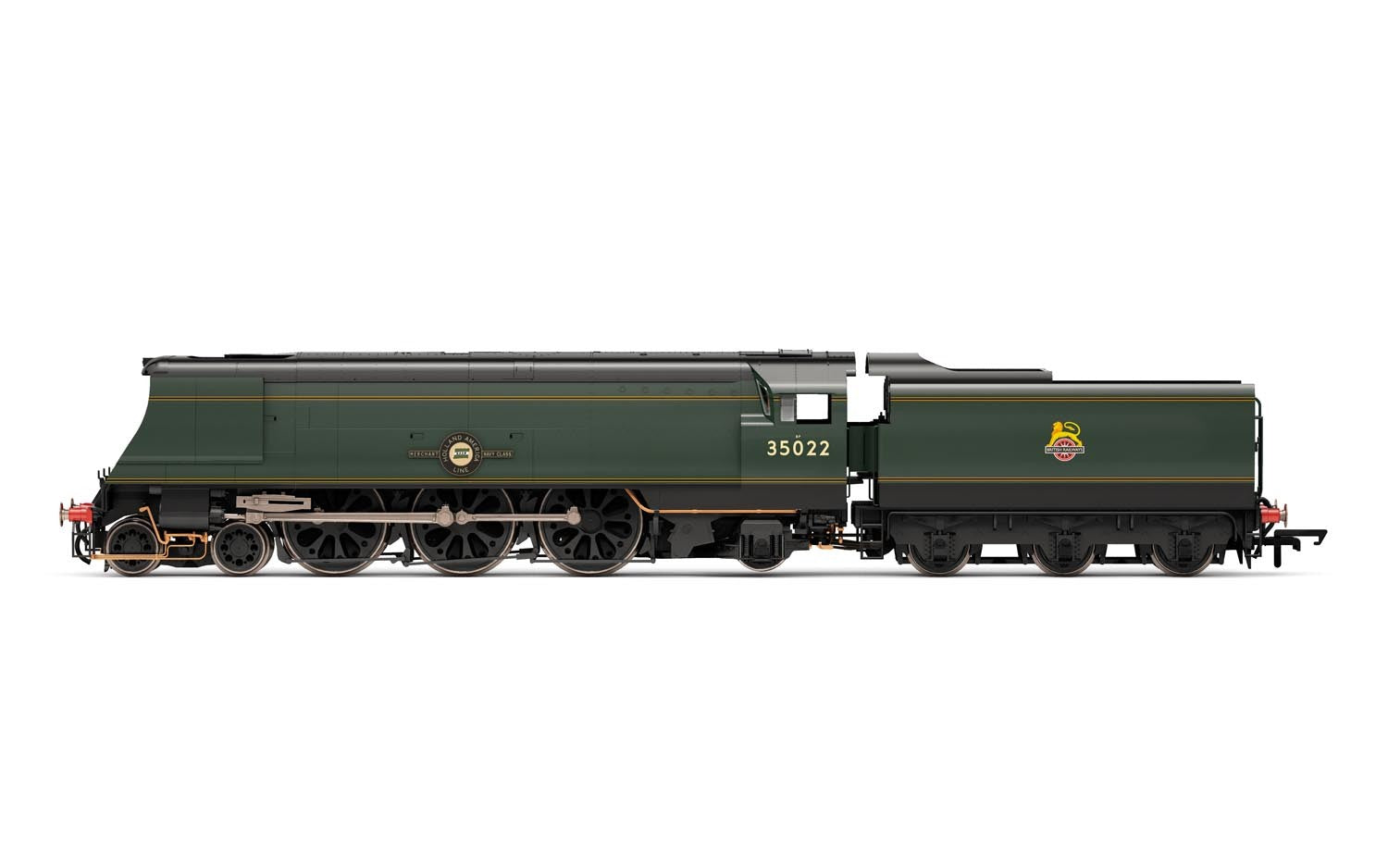 Hornby R3716 BR  Merchant Navy Class  4-6-2  35022  Holland America Line  - Era 4