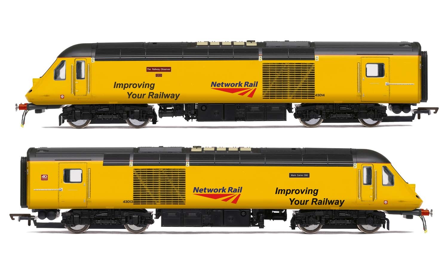 Hornby R3769 Network Rail  Class 43 HST  Power Cars 43013 ‘Mark Carne CBE’ and 43014 ‘The Railway Observer’ - Era 11
