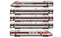 Hornby R3827 LNER  Hitachi Class 800/1   Azuma  Set 800 104  Celebrating Scotland  Train Pack - Era 11