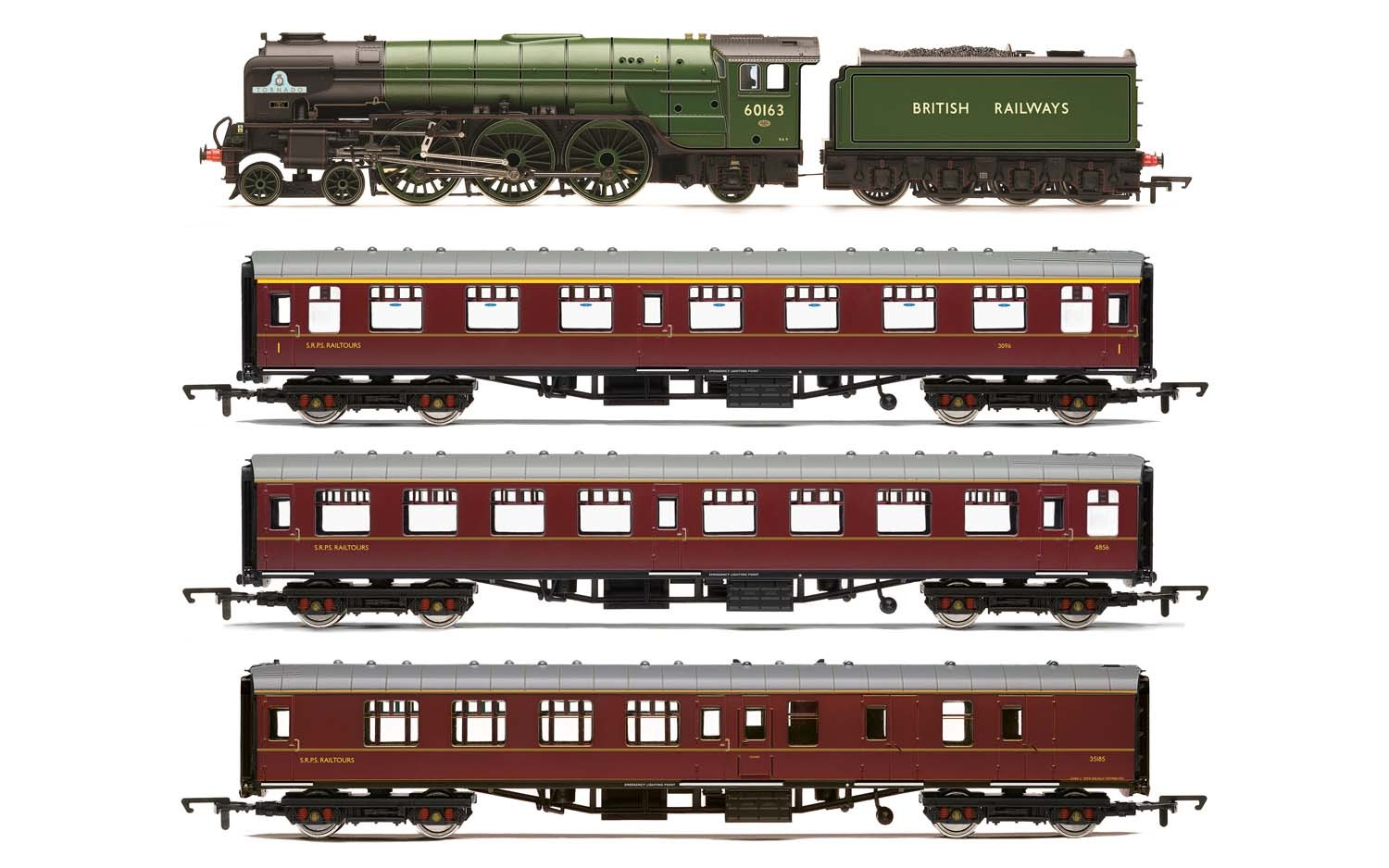 Hornby R3828 British Railways  60163 Tornado  The Aberdonian  Train Pack - Era 11