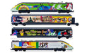 Hornby R3829 Eurostar  Class 373  Set 3005/3006  Yellow Submarine  Train Pack - Era 9