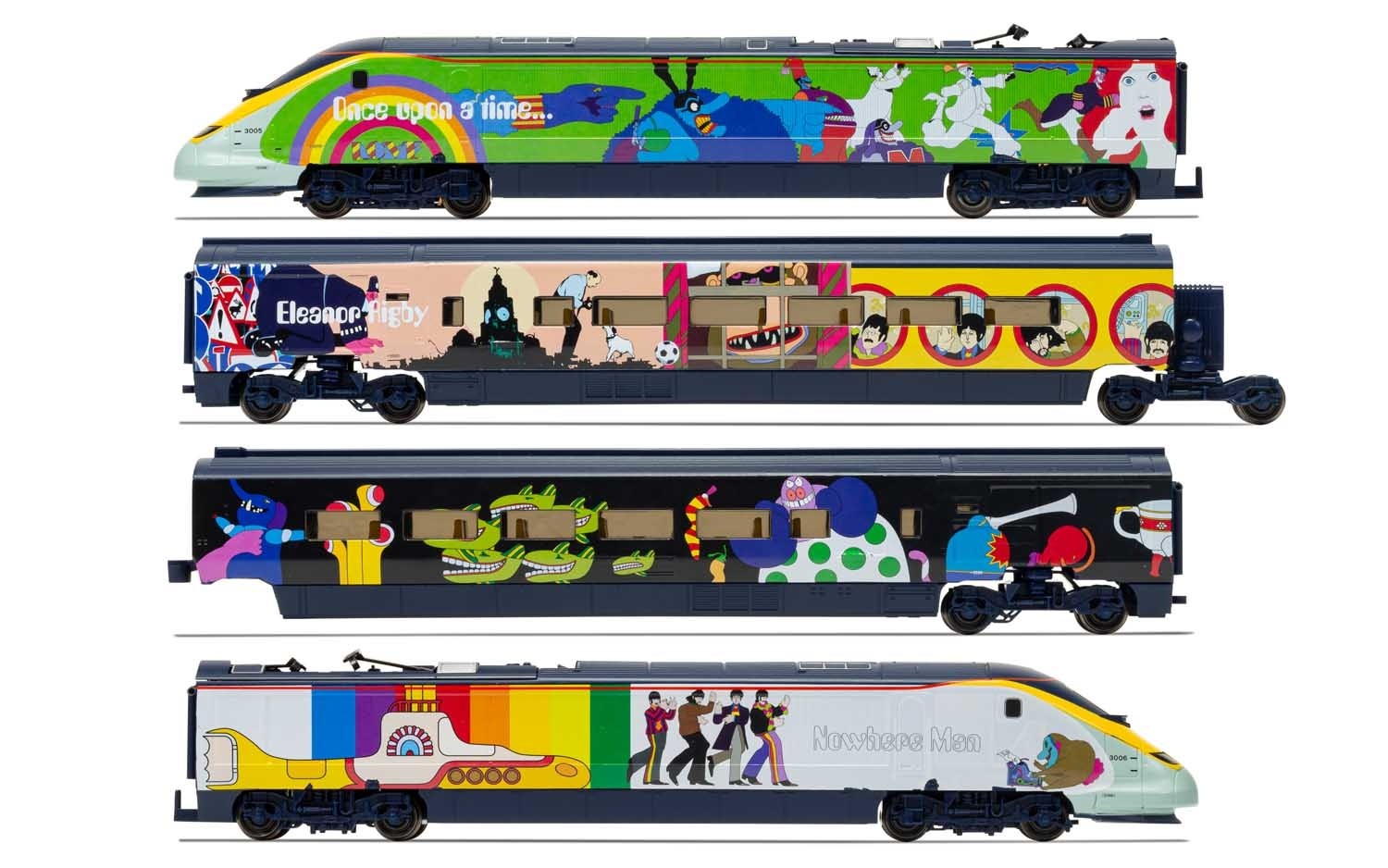 Hornby R3829 Eurostar  Class 373  Set 3005/3006  Yellow Submarine  Train Pack - Era 9