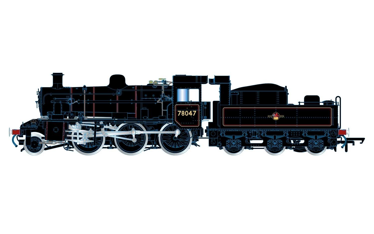 Hornby R3836 BR  Standard 2MT  2-6-0  78047 - Era 5