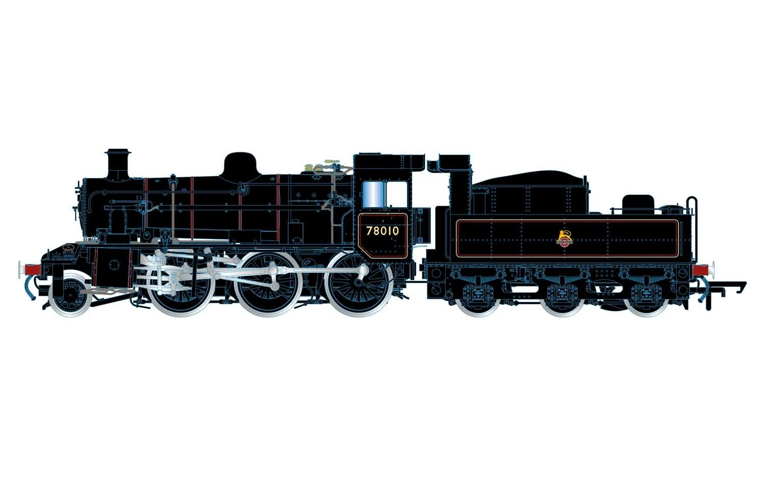 Hornby R3838 BR  Standard 2MT  2-6-0  78010 - Era 4