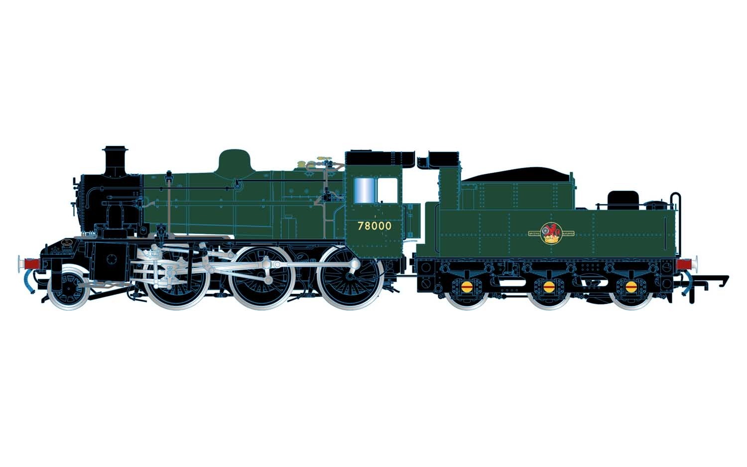 Hornby R3839 BR  Standard 2MT  2-6-0  78000 - Era 5