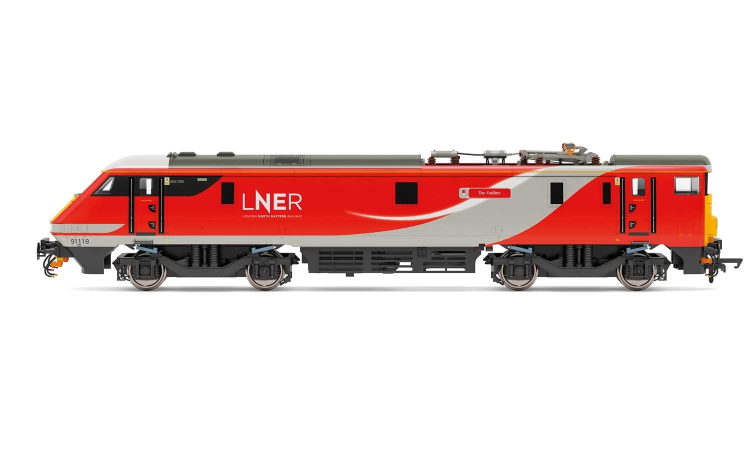 Hornby R3891 LNER  Class 91  Bo-Bo  91118  The Fusiliers  - Era 11