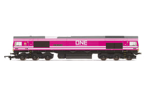 Hornby R3923 Ocean Network Express  Class 66  Co-Co  66587  As One  We Can  - Era 11