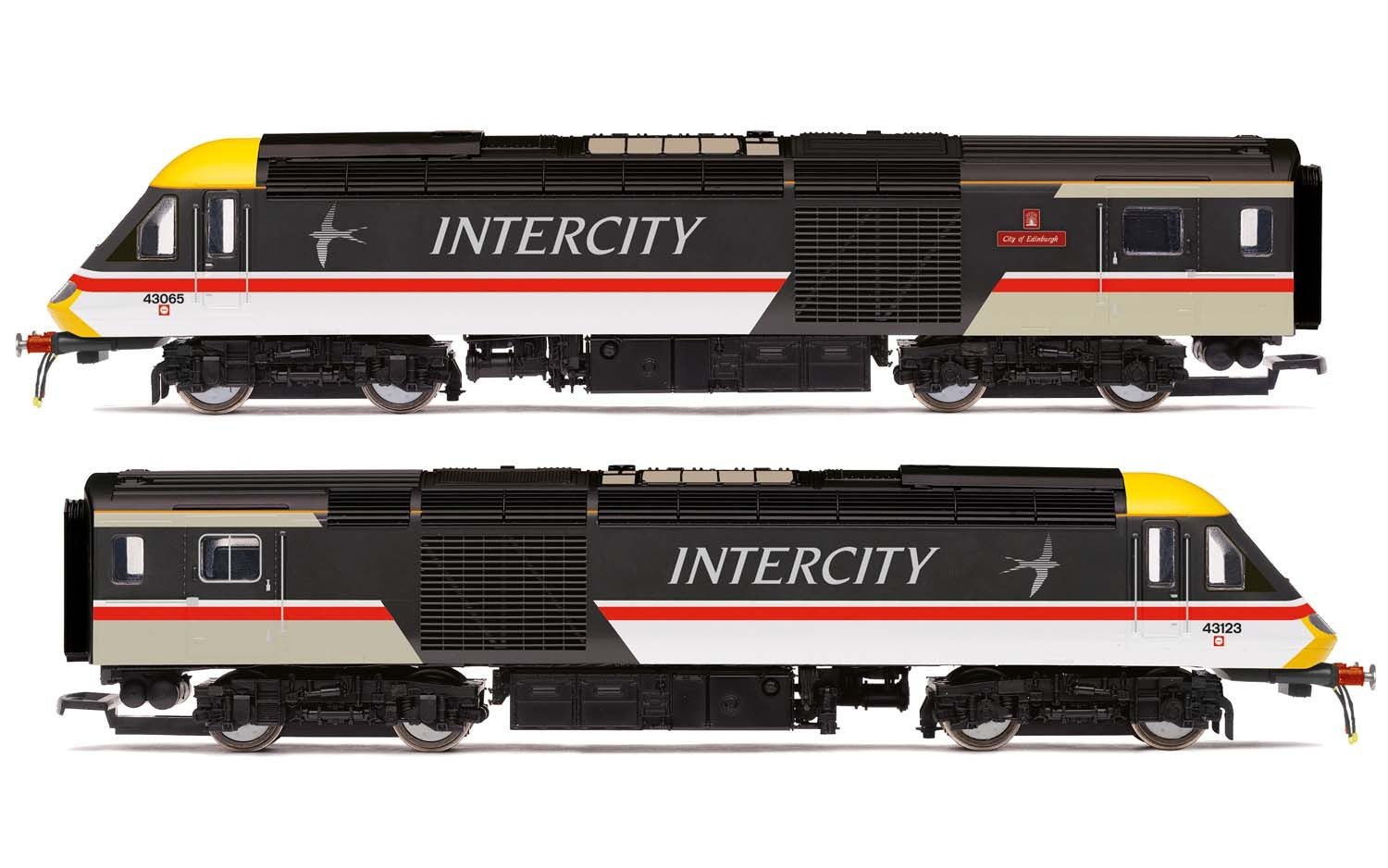 Hornby R3944 BR  Class 43 HST  Power Cars 43123 and 43065  City of Edinburgh  - Era 8