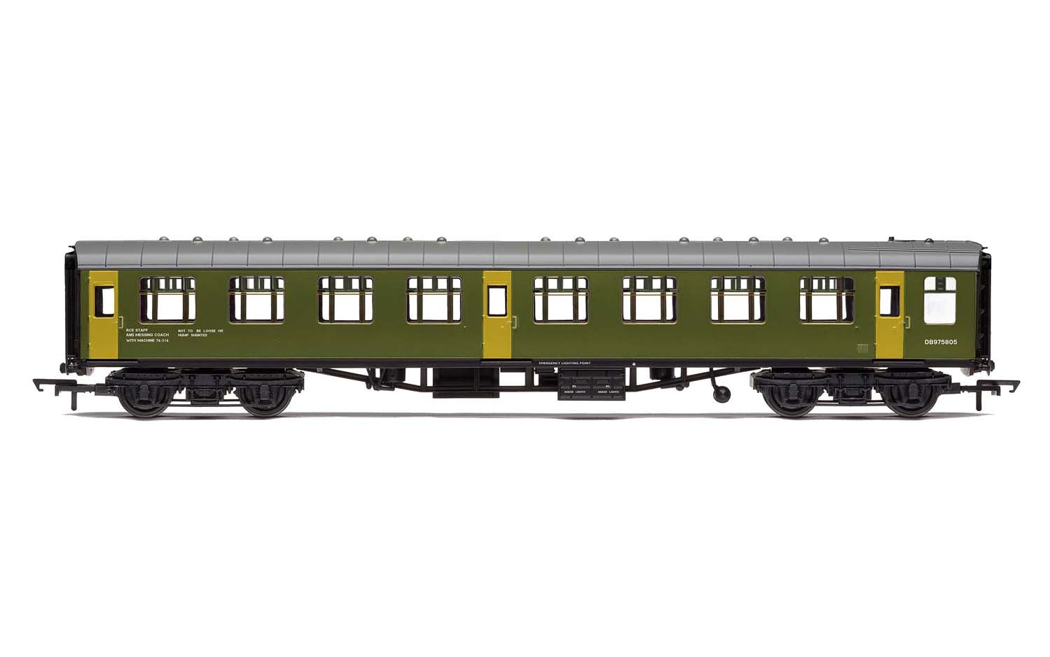 Hornby R40006 BR Departmental  ex-Mk1 SK Ballast Cleaner Train Staff Coach  DB 975805 - Era 7