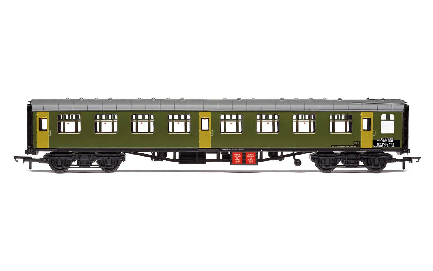Hornby R40007 BR Departmental  ex-Mk1 SK Ballast Cleaner Train Staff Coach  DB 975802 - Era 7