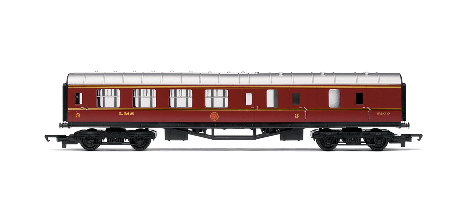 Hornby R4389 LMS  Brake Third Coach - Era 3