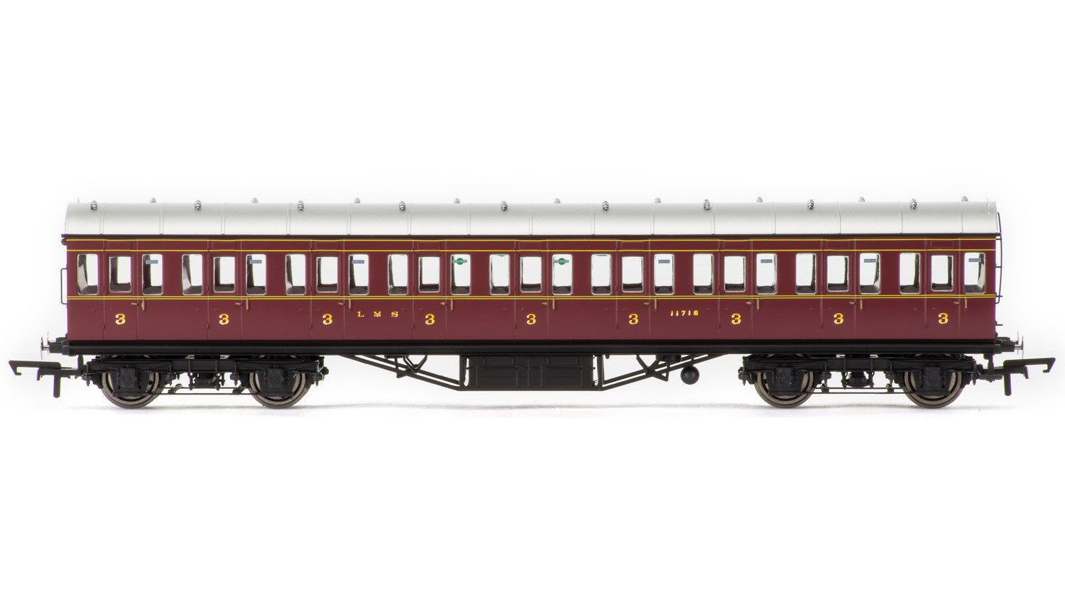 Hornby R4657A LMS  Period III Non-Corridor 57' Third Class  11718 - Era 3