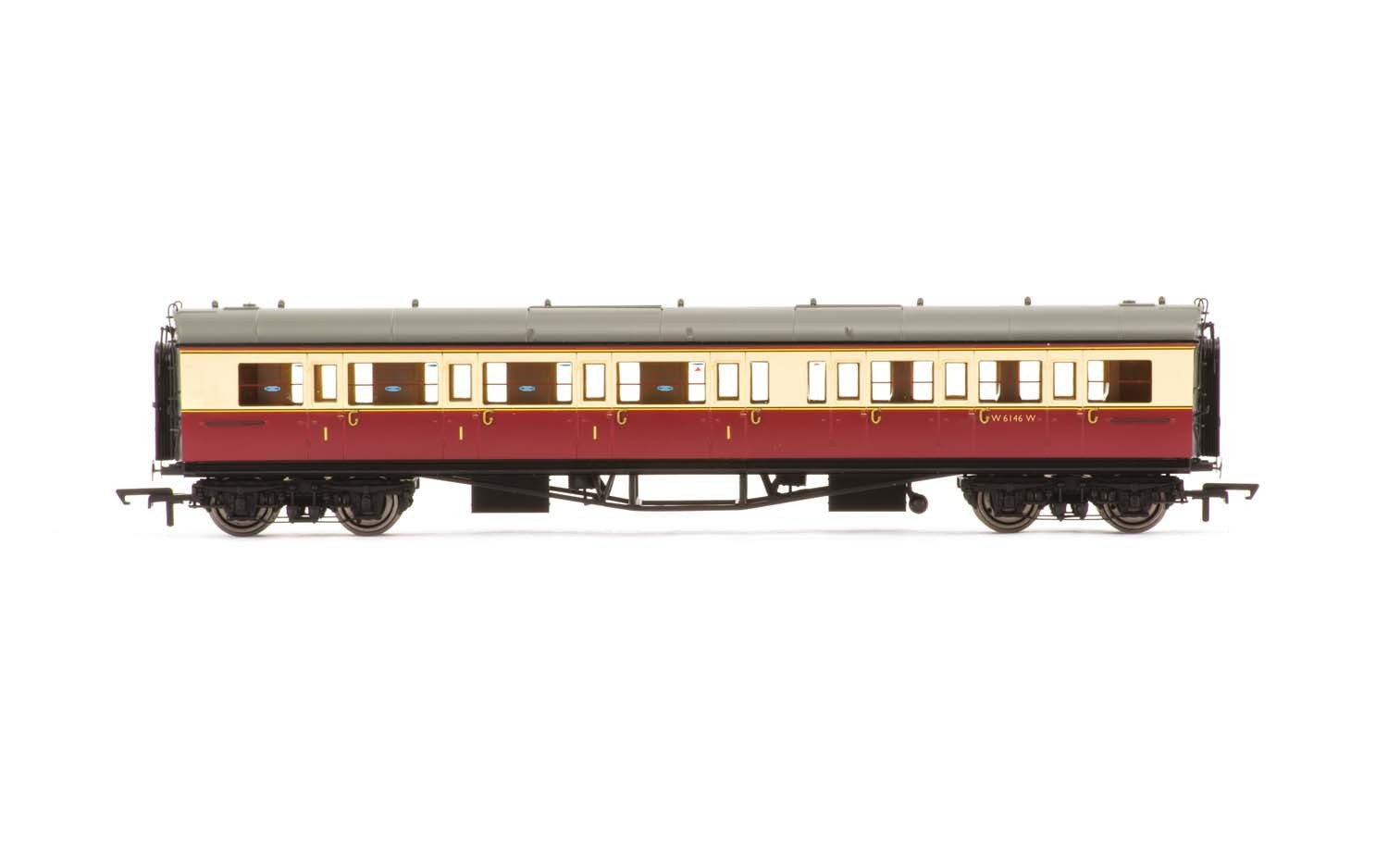 Hornby R4687A BR  Collett 'Bow-Ended' Corridor Composite (Left Hand)  W6146W - Era 4