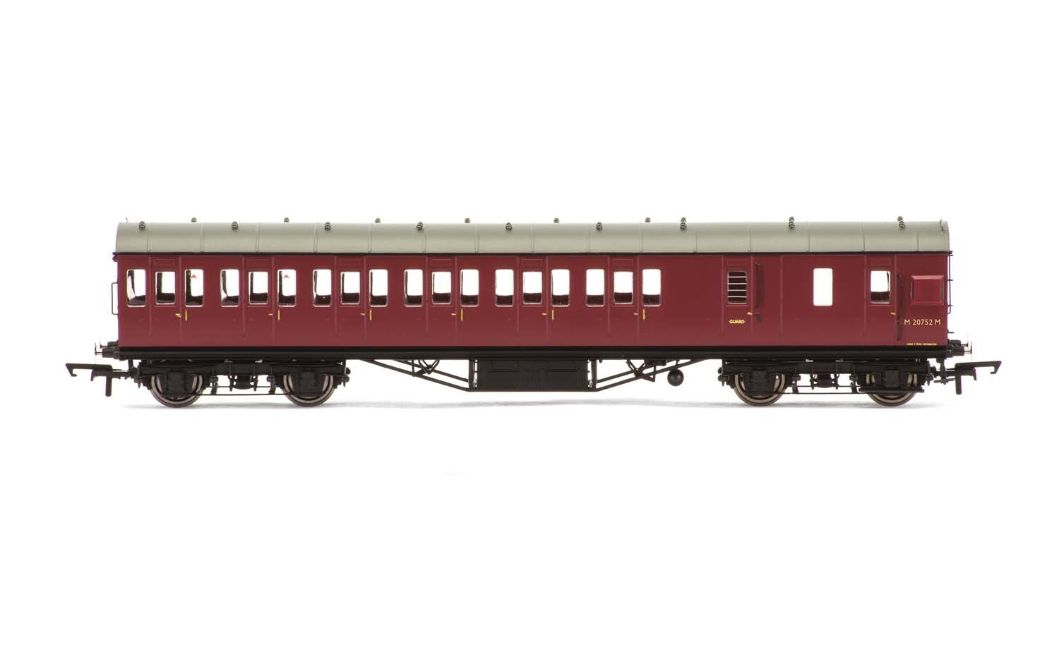 Hornby R4691B BR  57' Stanier Non-Corridor Third Brake  M20752M - Era 5