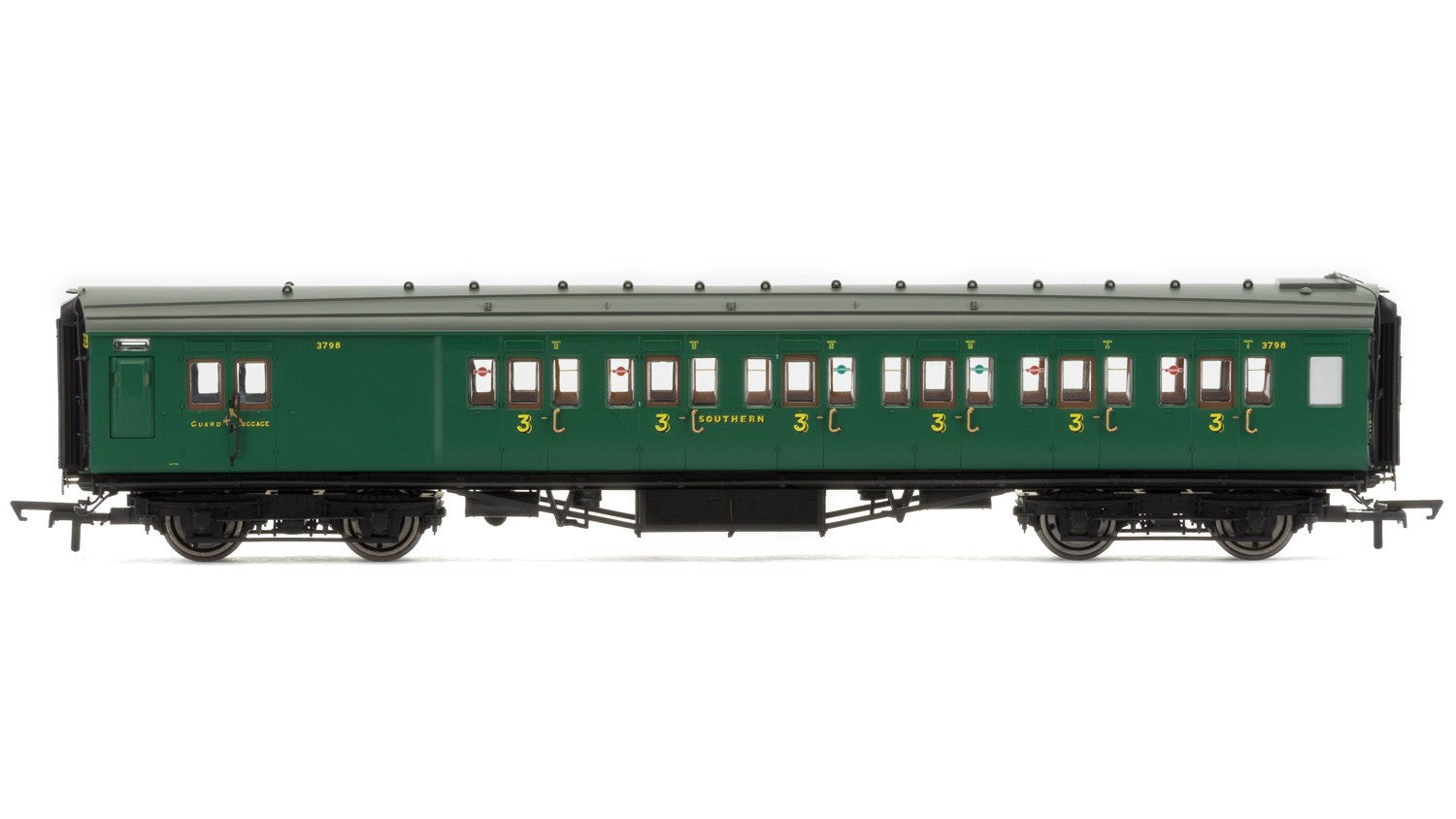 Hornby R4737 SR  Maunsell Corridor Brake Third Class  3798 'Set 328' - Era 3
